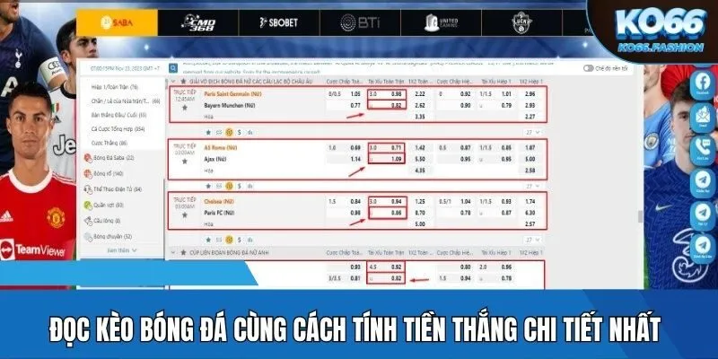 Đọc kèo bóng đá